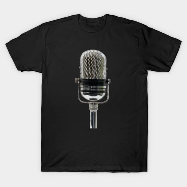 Karaoke Microphone T-Shirt by Pieartscreation